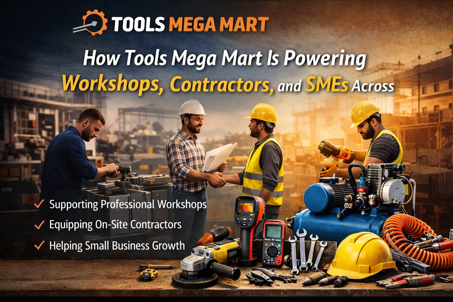 How Tools Mega Mart Is Powering Workshops, Contractors, and SMEs Across India