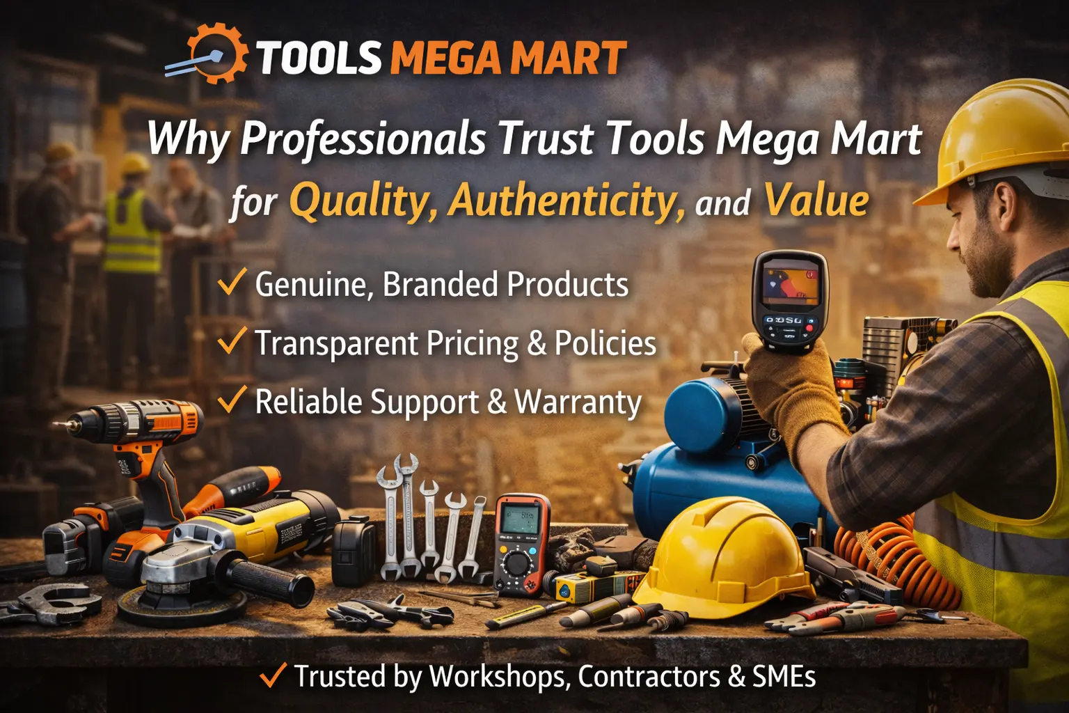 Why Professionals Trust Tools Mega Mart for Quality, Authenticity, and Value